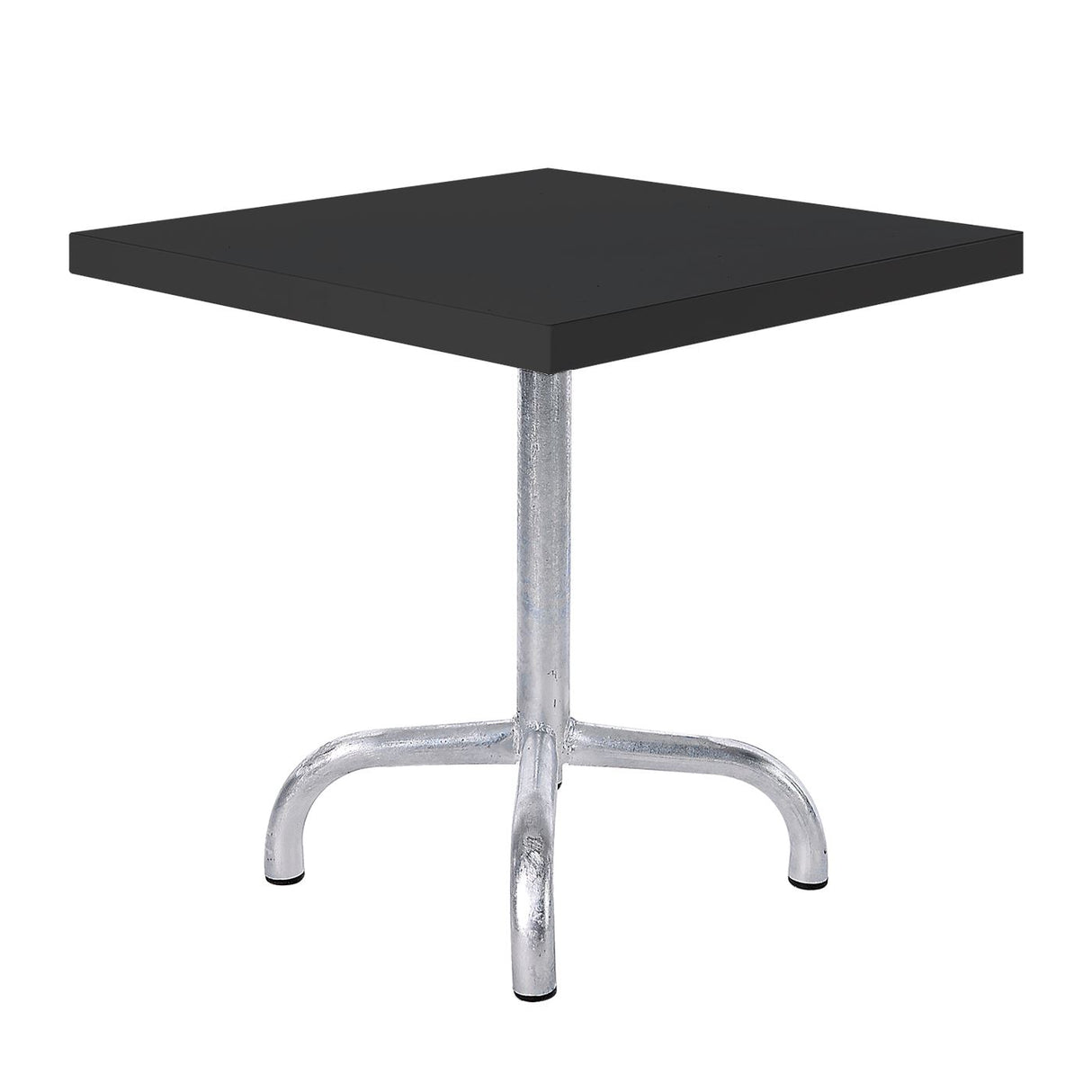 Schaffner Säntis Table d'appoint rabattable 50x50cm Galvanisé à chaud 02 Noir 91 