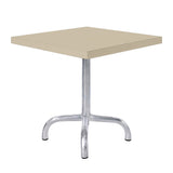 Schaffner Säntis Table d'appoint rabattable 50x50cm Galvanisé à chaud 02 Sable Pastel 15 