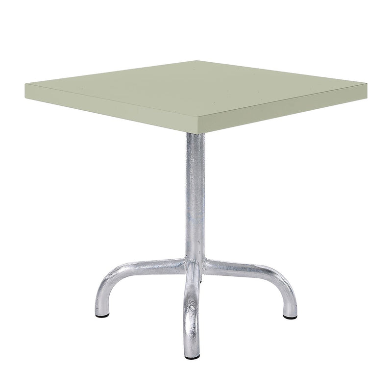 Schaffner Säntis Table d'appoint rabattable 50x50cm Galvanisé à chaud 02 Vert Pastel 64 