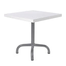 Schaffner Säntis Table d'appoint rabattable 50x50cm Graphite 73 Blanc 90 