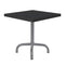 Schaffner Säntis Table d'appoint rabattable 50x50cm Graphite 73 Noir 91 