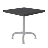 Schaffner Säntis Table d'appoint rabattable 50x50cm Gris Argent 78 Anthracite 77 