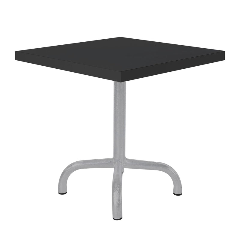 Schaffner Säntis Table d'appoint rabattable 50x50cm Gris Argent 78 Noir 91 