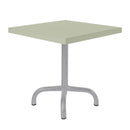 Schaffner Säntis Table d'appoint rabattable 50x50cm Gris Argent 78 Vert Pastel 64 