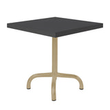 Schaffner Säntis Table d'appoint rabattable 50x50cm Marron Pastel 83 Anthracite 77 