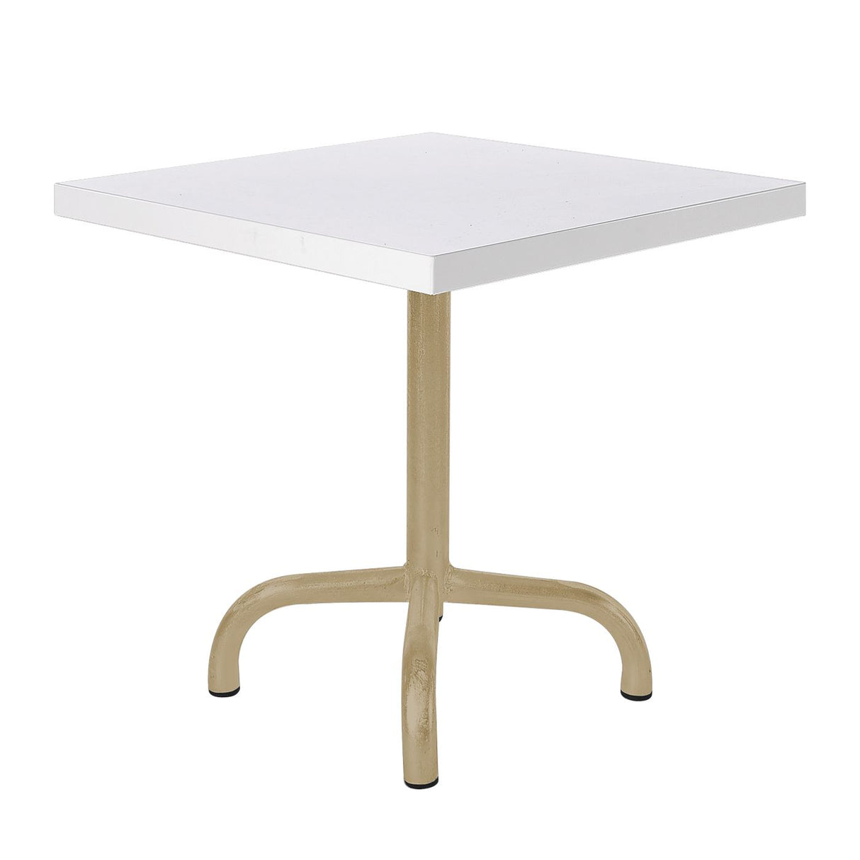 Schaffner Säntis Table d'appoint rabattable 50x50cm Marron Pastel 83 Blanc 90 