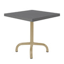 Schaffner Säntis Table d'appoint rabattable 50x50cm Marron Pastel 83 Graphite 73 