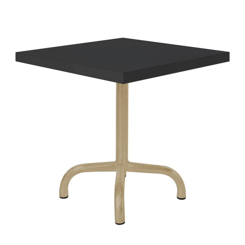 Schaffner Säntis Table d'appoint rabattable 50x50cm Marron Pastel 83 Noir 91 