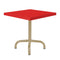 Schaffner Säntis Table d'appoint rabattable 50x50cm Marron Pastel 83 Rouge 30 