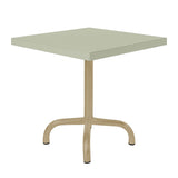 Schaffner Säntis Table d'appoint rabattable 50x50cm Marron Pastel 83 Vert Pastel 64 