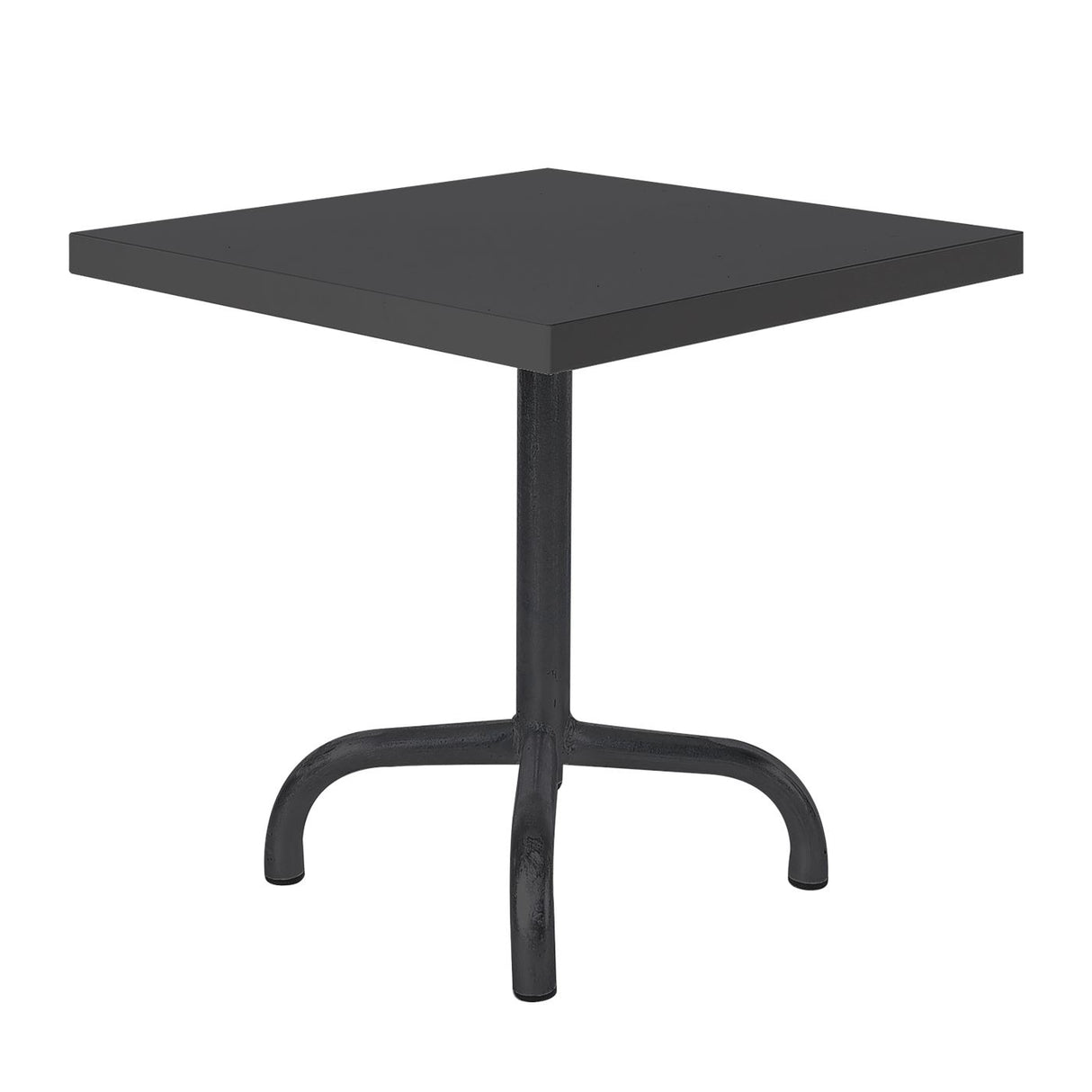 Schaffner Säntis Table d'appoint rabattable 50x50cm Noir 91 Anthracite 77 