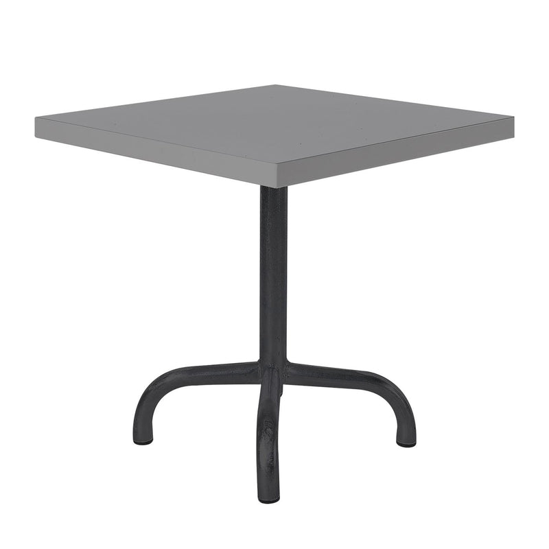 Schaffner Säntis Table d'appoint rabattable 50x50cm Noir 91 Gris Argent 78 