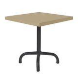Schaffner Säntis Table d'appoint rabattable 50x50cm Noir 91 Marron Pastel 83 