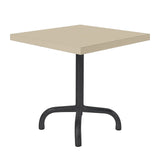 Schaffner Säntis Table d'appoint rabattable 50x50cm Noir 91 Sable Pastel 15 