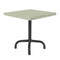 Schaffner Säntis Table d'appoint rabattable 50x50cm Noir 91 Vert Pastel 64 