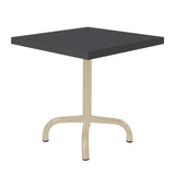 Schaffner Säntis Table d'appoint rabattable 50x50cm Sable Pastel 15 Anthracite 77 