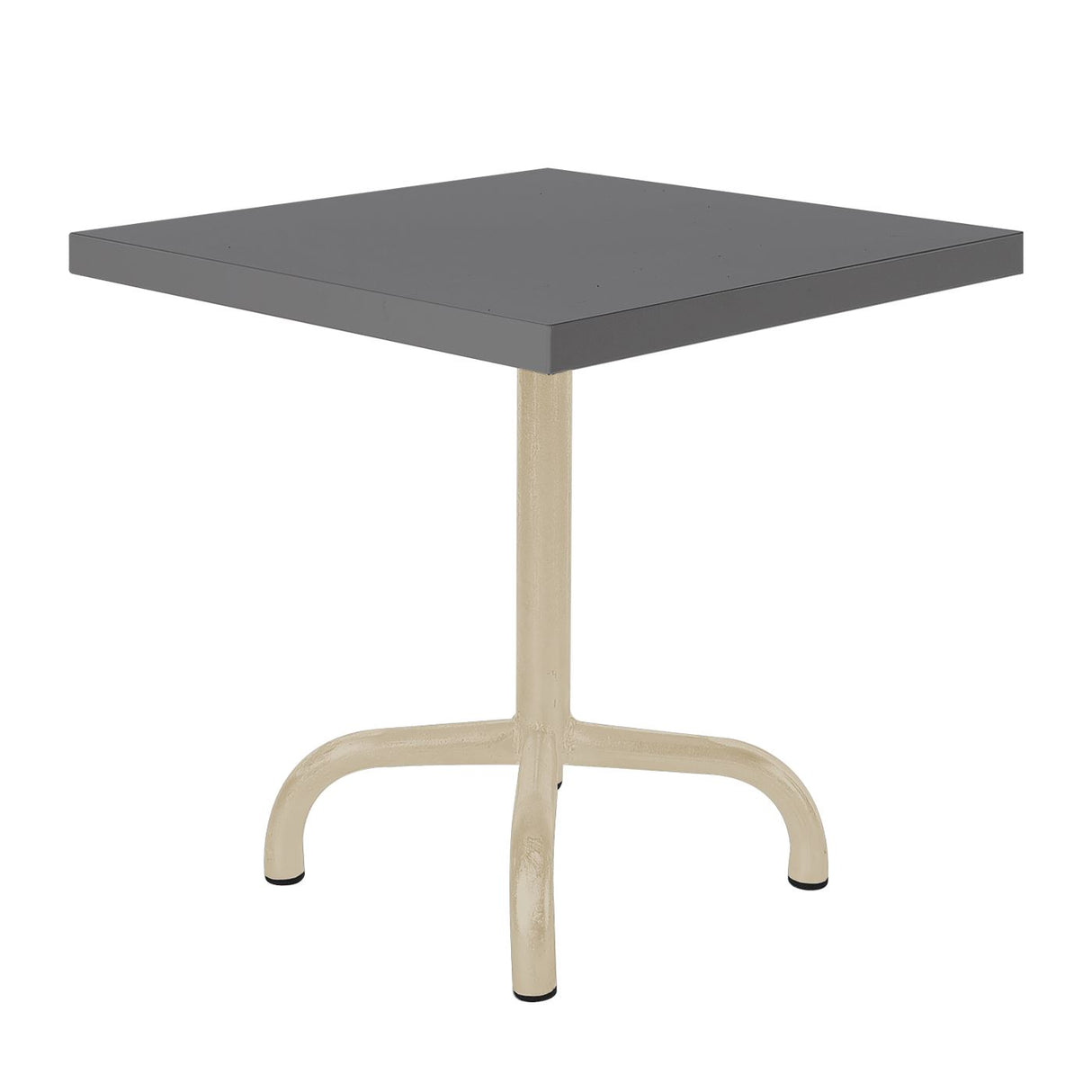Schaffner Säntis Table d'appoint rabattable 50x50cm Sable Pastel 15 Graphite 73 