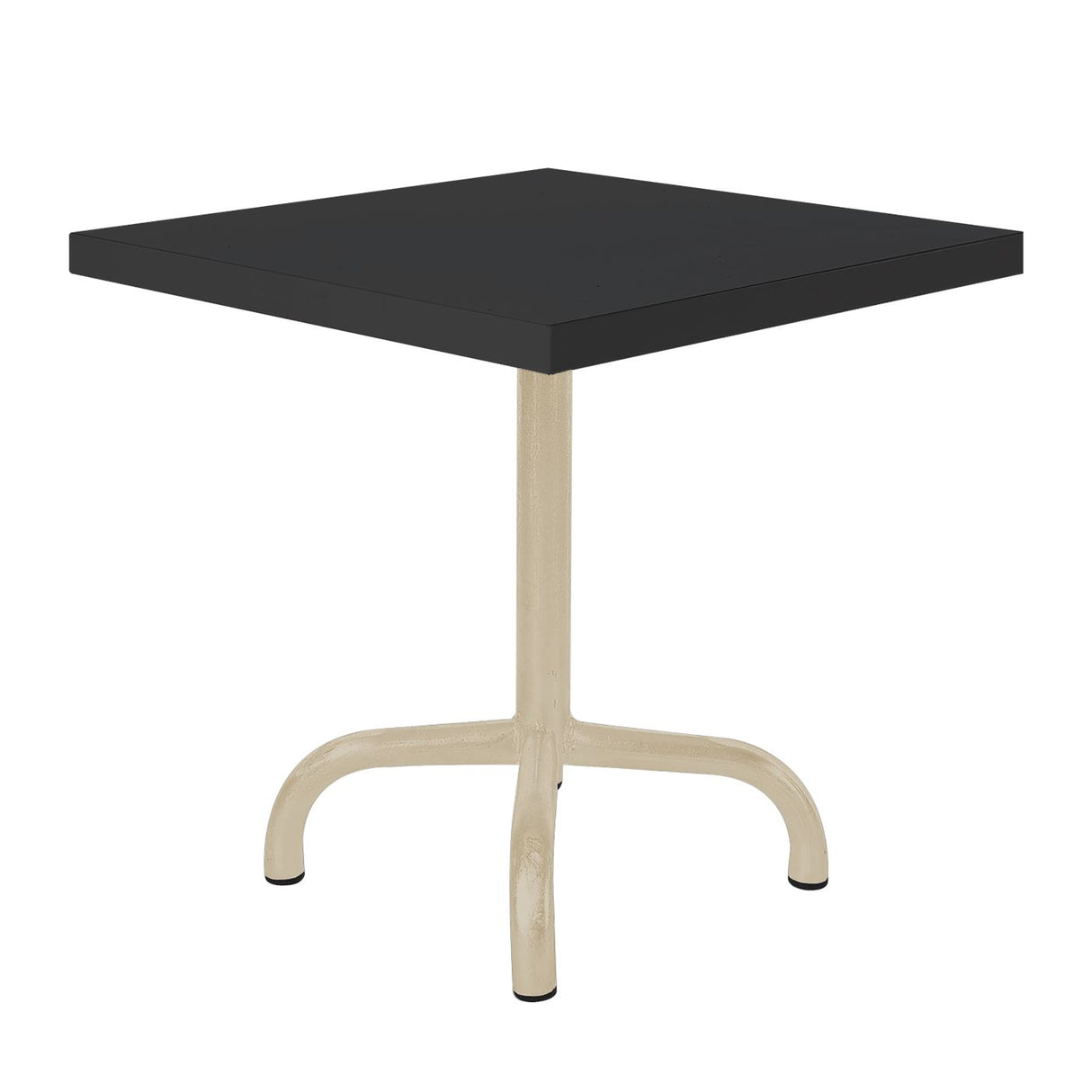 Schaffner Säntis Table d'appoint rabattable 50x50cm Sable Pastel 15 Noir 91 