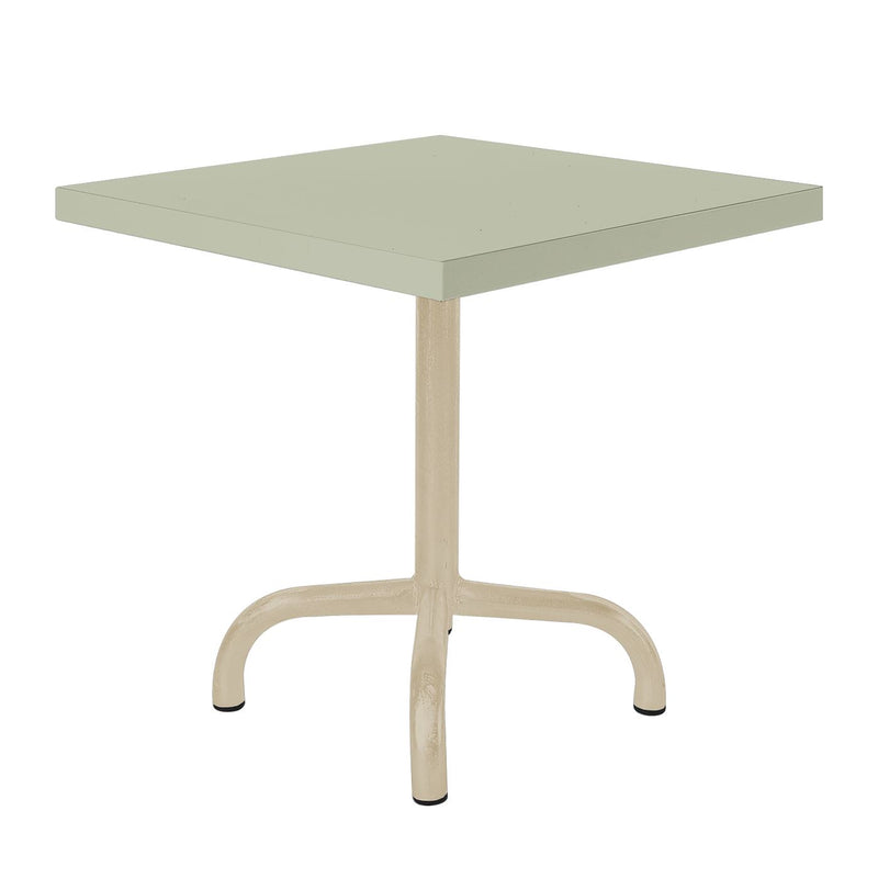 Schaffner Säntis Table d'appoint rabattable 50x50cm Sable Pastel 15 Vert Pastel 64 