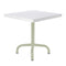 Schaffner Säntis Table d'appoint rabattable 50x50cm Vert Pastel 64 Blanc 90 