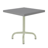 Schaffner Säntis Table d'appoint rabattable 50x50cm Vert Pastel 64 Gris Argent 78 