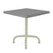 Schaffner Säntis Table d'appoint rabattable 50x50cm Vert Pastel 64 Gris Argent 78 