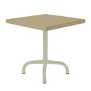 Schaffner Säntis Table d'appoint rabattable 50x50cm Vert Pastel 64 Marron Pastel 83 