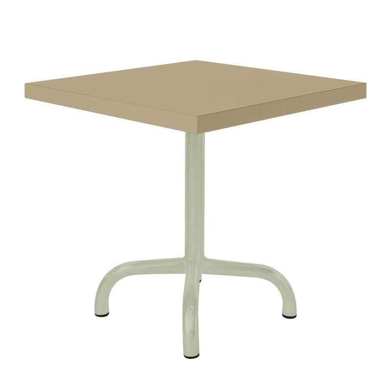 Schaffner Säntis Table d'appoint rabattable 50x50cm Vert Pastel 64 Marron Pastel 83 