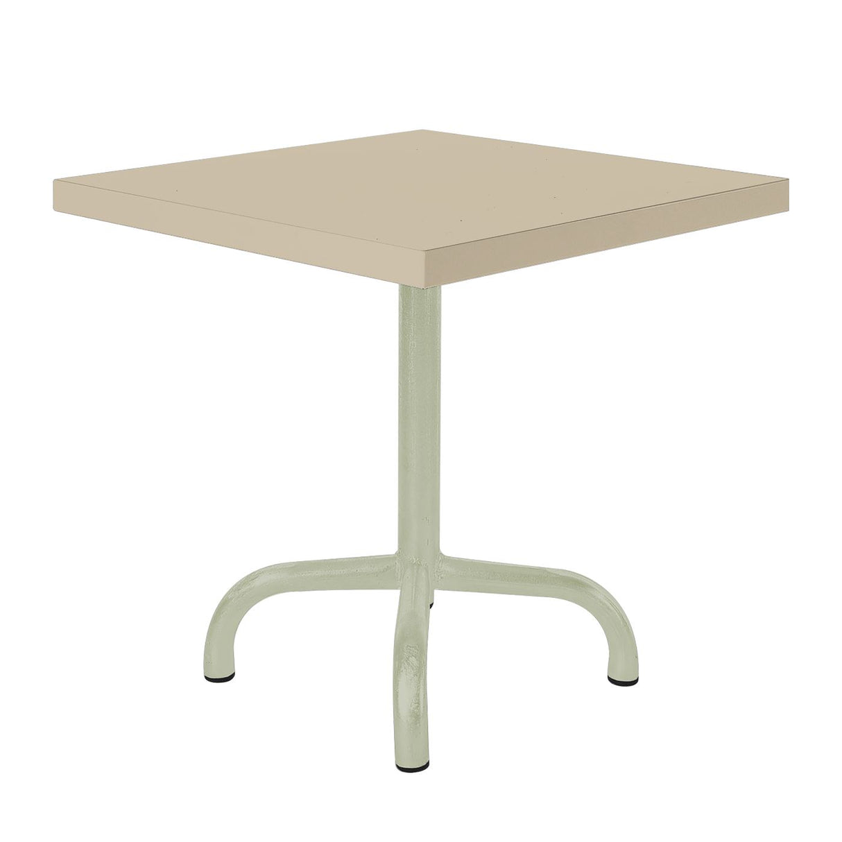 Schaffner Säntis Table d'appoint rabattable 50x50cm Vert Pastel 64 Sable Pastel 15 