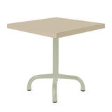 Schaffner Säntis Table d'appoint rabattable 50x50cm Vert Pastel 64 Sable Pastel 15 