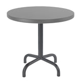 Schaffner Säntis Table d'appoint rabattable ronde Ø54cm Anthracite 77 Gris Argent 78 