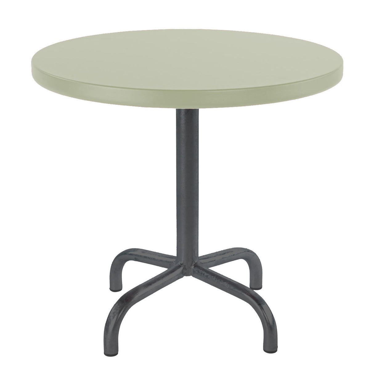 Schaffner Säntis Table d'appoint rabattable ronde Ø54cm Anthracite 77 Vert Pastel 64 
