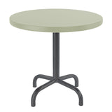 Schaffner Säntis Table d'appoint rabattable ronde Ø54cm Anthracite 77 Vert Pastel 64 
