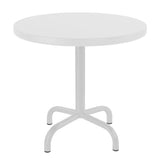 Schaffner Säntis Table d'appoint rabattable ronde Ø54cm Blanc 90 Blanc 90 