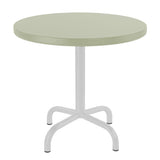Schaffner Säntis Table d'appoint rabattable ronde Ø54cm Blanc 90 Vert Pastel 64 