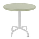 Schaffner Säntis Table d'appoint rabattable ronde Ø54cm Blanc 90 Vert Pastel 64 
