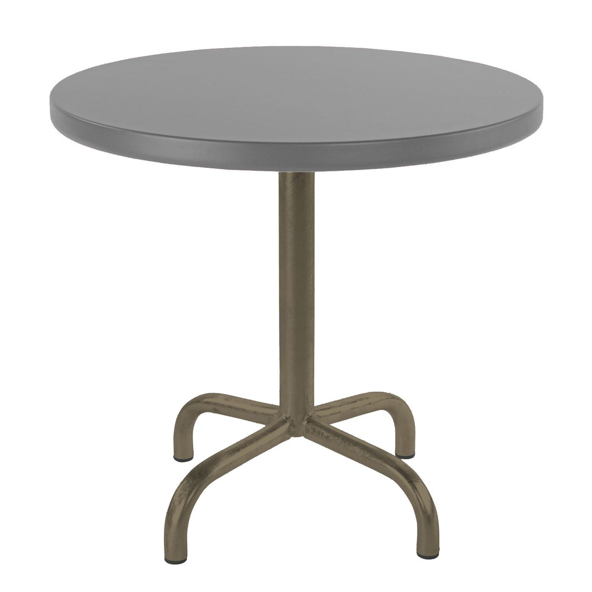Schaffner Säntis Table d'appoint rabattable ronde Ø54cm Champagne 85 Gris Argent 78 