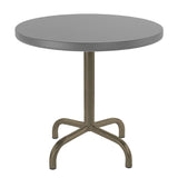 Schaffner Säntis Table d'appoint rabattable ronde Ø54cm Champagne 85 Gris Argent 78 