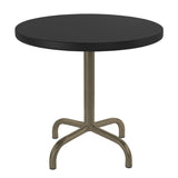 Schaffner Säntis Table d'appoint rabattable ronde Ø54cm Champagne 85 Noir 91 