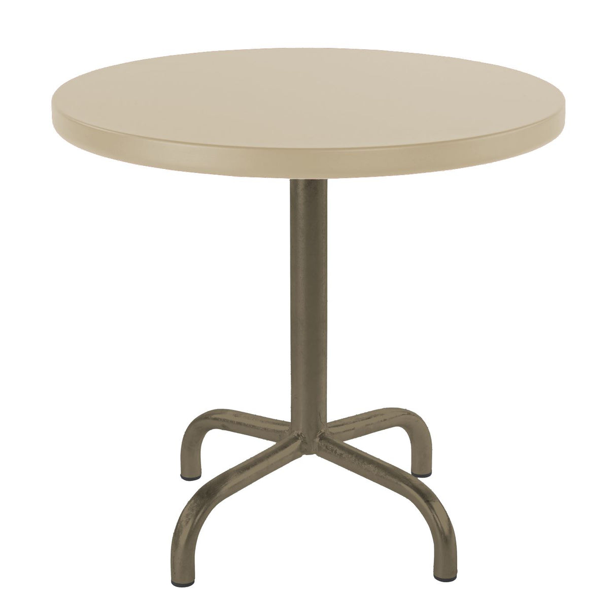 Schaffner Säntis Table d'appoint rabattable ronde Ø54cm Champagne 85 Vert Pastel 64 