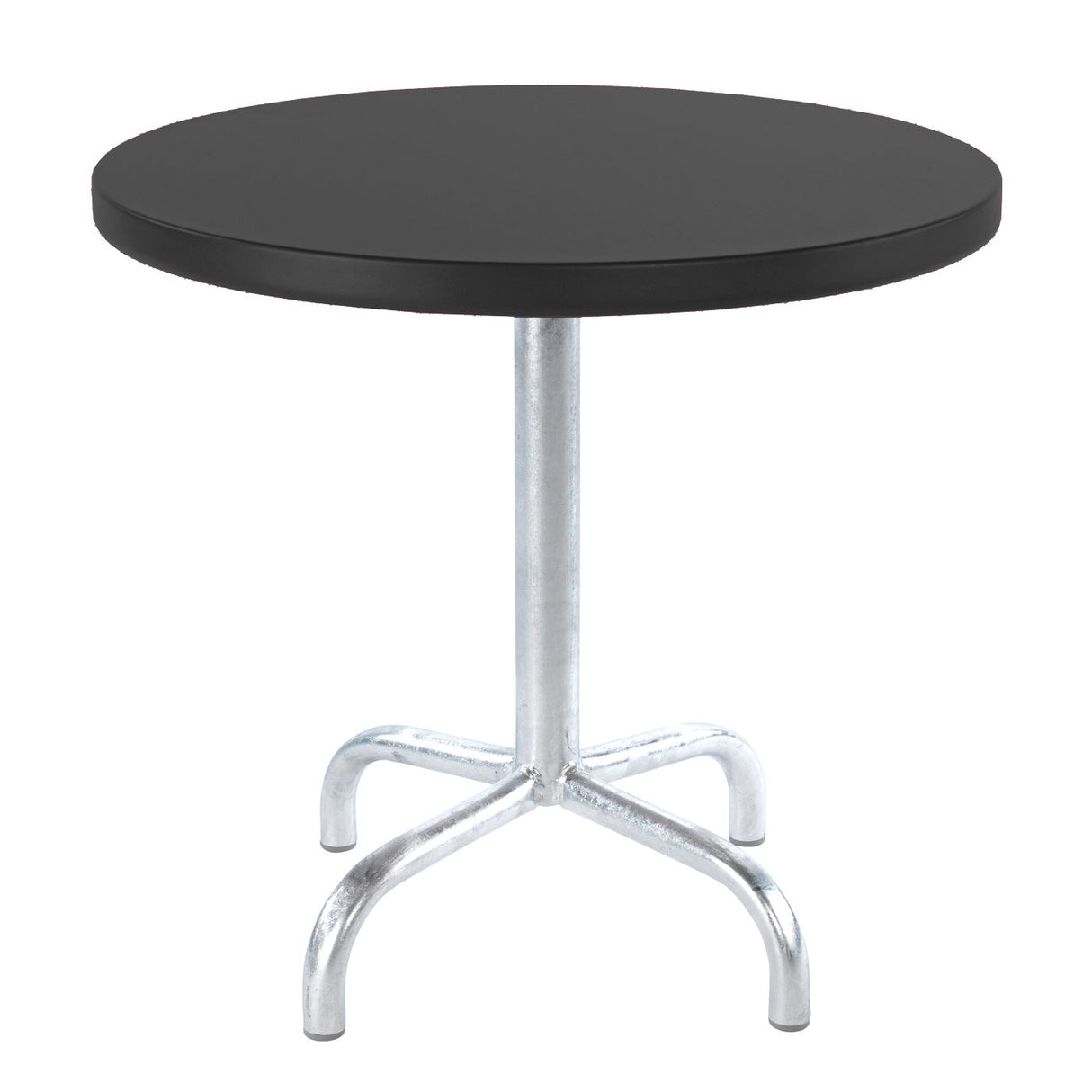 Schaffner Säntis Table d'appoint rabattable ronde Ø54cm Galvanisé à chaud 02 Anthracite 77 
