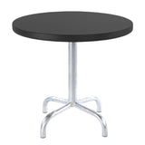 Schaffner Säntis Table d'appoint rabattable ronde Ø54cm Galvanisé à chaud 02 Anthracite 77 
