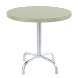 Schaffner Säntis Table d'appoint rabattable ronde Ø54cm Galvanisé à chaud 02 Vert Pastel 64 