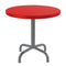 Schaffner Säntis Table d'appoint rabattable ronde Ø54cm Graphite 73 Rouge 30 