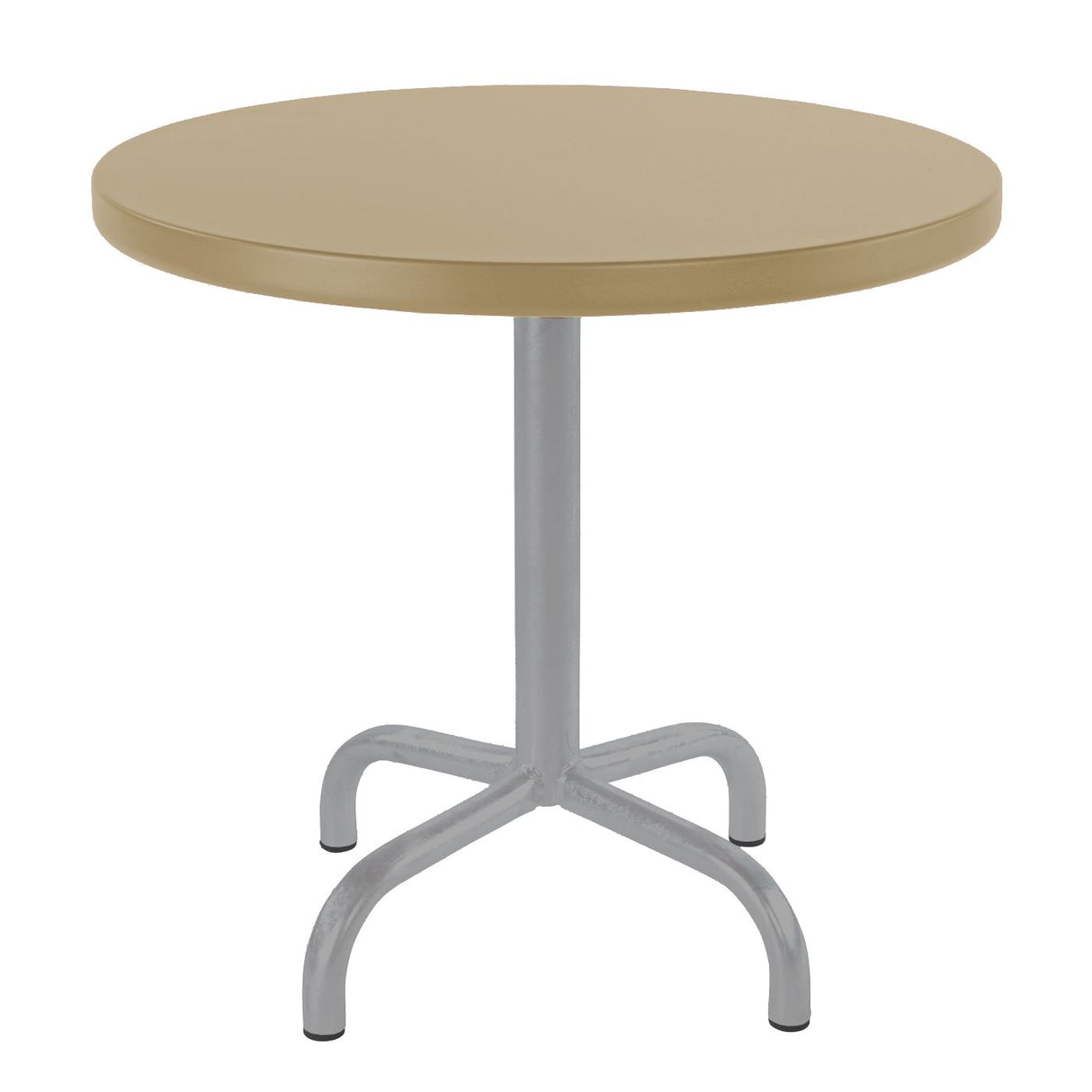 Schaffner Säntis Table d'appoint rabattable ronde Ø54cm Gris Argent 78 Marron Pastel 83 