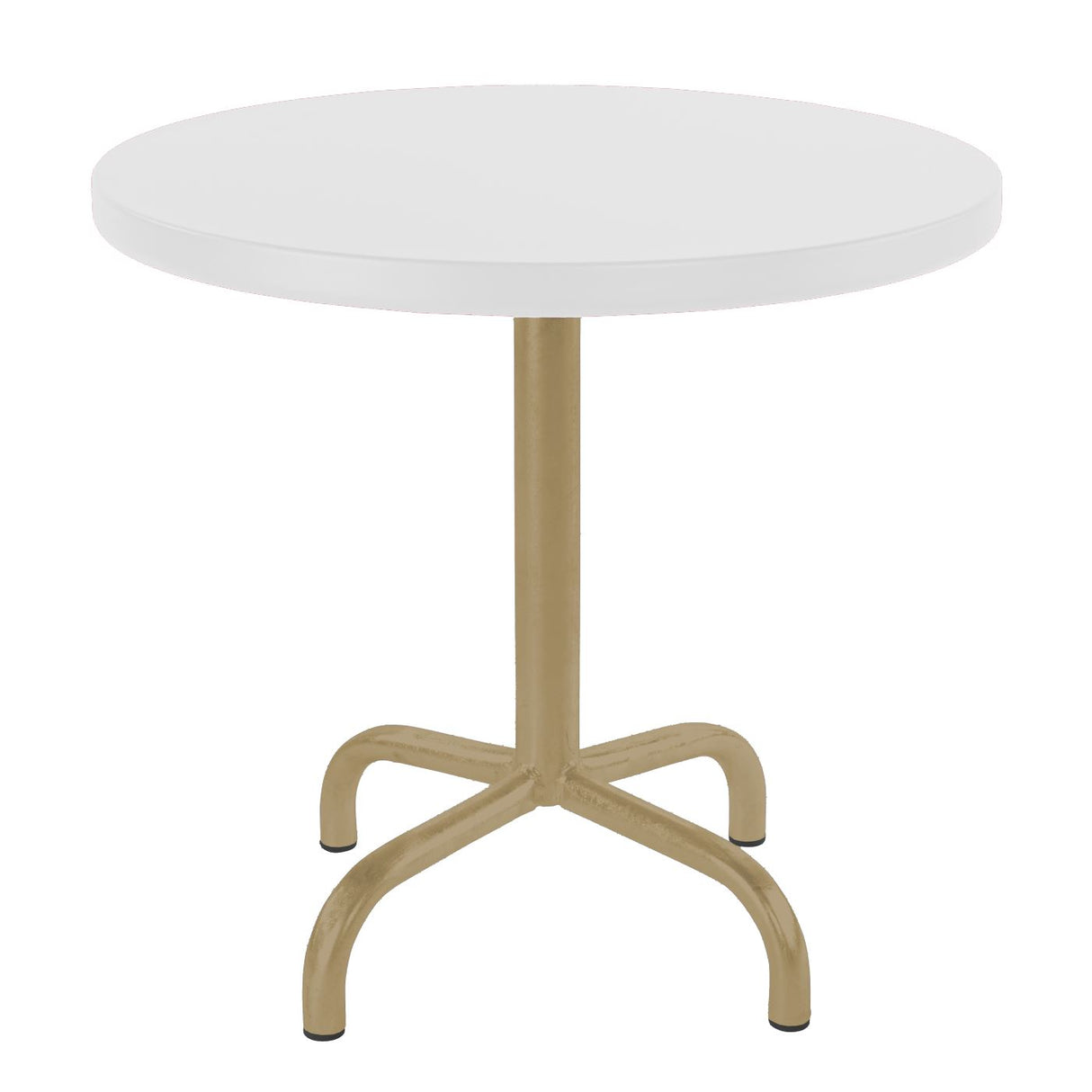 Schaffner Säntis Table d'appoint rabattable ronde Ø54cm Marron Pastel 83 Blanc 90 