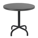 Schaffner Säntis Table d'appoint rabattable ronde Ø54cm Noir 91 Graphite 73 