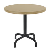 Schaffner Säntis Table d'appoint rabattable ronde Ø54cm Noir 91 Marron Pastel 83 