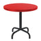 Schaffner Säntis Table d'appoint rabattable ronde Ø54cm Noir 91 Rouge 30 