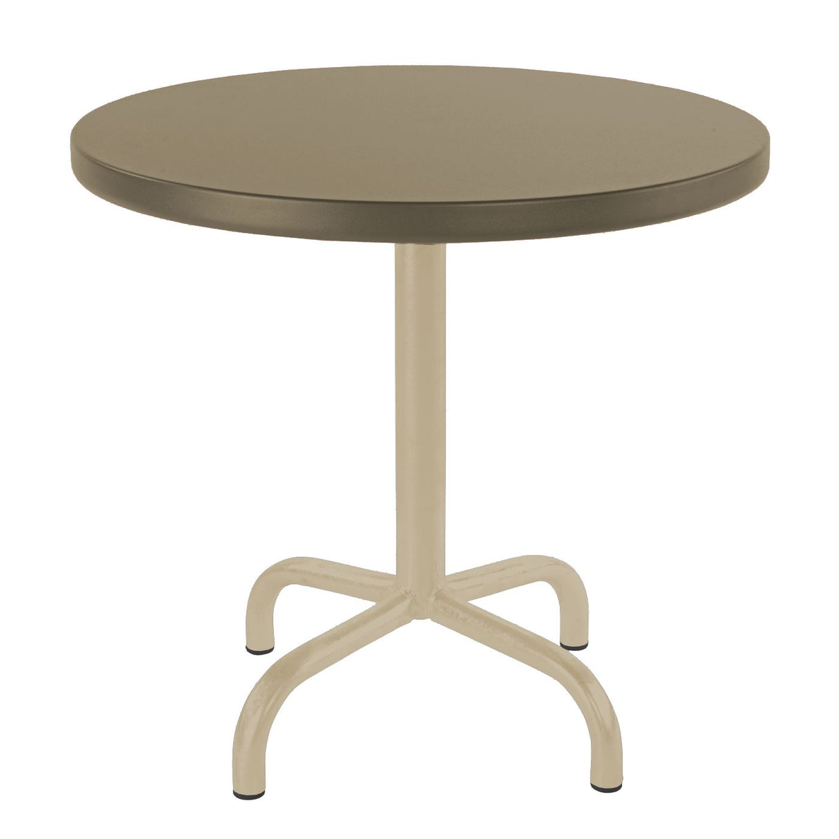 Schaffner Säntis Table d'appoint rabattable ronde Ø54cm Sable Pastel 15 Champagne 85 